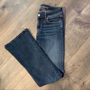 American Eagle Bootcut blue jeans - size 8 x-long